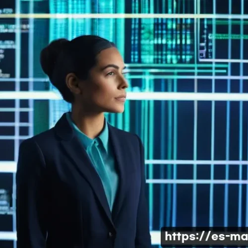 정보 신뢰성 평가에서의 모범 사례 - **Prompt:** A dynamic, medium shot of a focused woman, appearing to be in her late 20s to early 30s,...