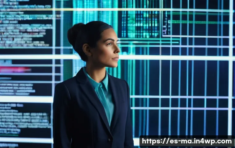 정보 신뢰성 평가에서의 모범 사례 - **Prompt:** A dynamic, medium shot of a focused woman, appearing to be in her late 20s to early 30s,...